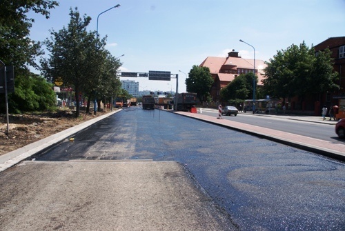 Kolejny etap prac budowlanych na al. Piłsudskiego